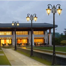 2,8 м уличный винтажный светильник с двумя стрелками или уличный садовый светильник