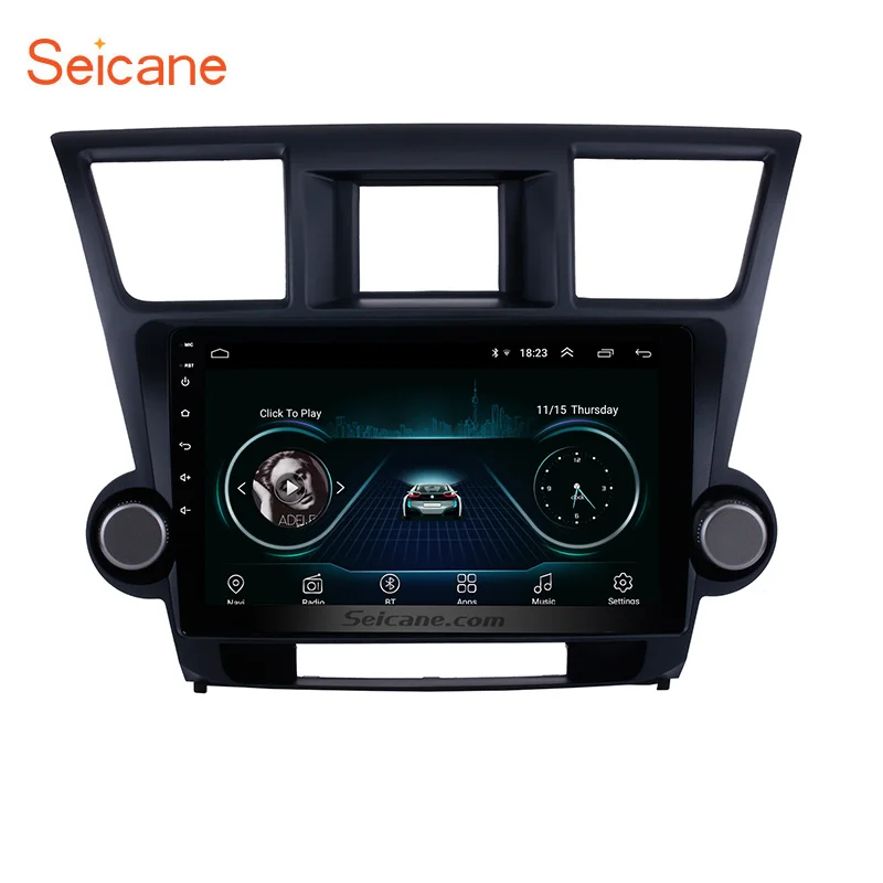 Best Seicane 10.1 inch Android 8.1 In Dash Bluetooth GPS Navigation System for 2014 2015 Toyota Highlander with HD 1024*600 Touch SWC 0 Best Seicane 10.1 inch Android 8.1 In Dash Bluetooth GPS Navigation System for 2014 2015 Toyota Highlander with HD 1024*600 Touch SWC 0