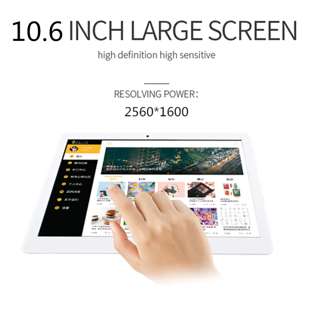 Хит, новинка, 10,6 дюймов, планшетный ПК Ocat Core, 4 Гб ОЗУ, 64 Гб ПЗУ, Android 8,0, gps, две sim-карты, 1920*1280, 3G, 4G, LTE, телефон, планшет, 10 10,1