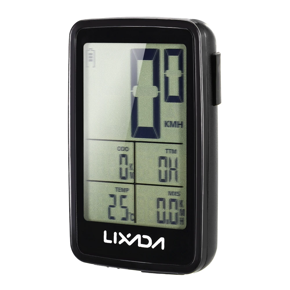Беспроводной велокомпьютер Lixada USB Водонепроницаемый Спидометр одометр