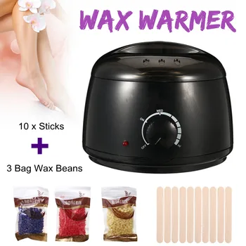 

Professional Electric Wax Heater For 500cc Hand Wax Depilation Hair Removal Machine Wax Warmer With 3Pcs Beans 10X Paper Stick