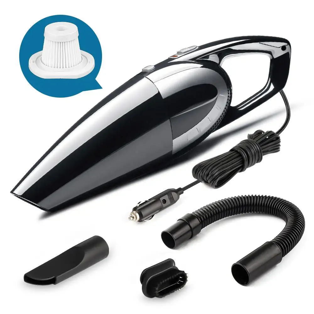 

12V 120W Portable Car Vacuum Cleaner 5000pa Power Suction Handheld Vaccum Cleaner For Auto Home Clean Wet Dry Dual-Use Cleaner