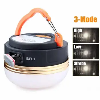 3 Mode USB Charging Camping Lights 5LED Outdoor tents Light Emergency Flashlight for Mobile Phone charging  with Magnet #1025 1