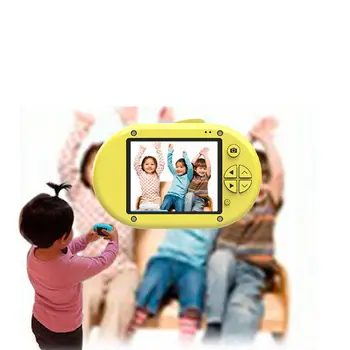 

2 Inch Children's Digital Camera Cartoon Mini Sports Toy Camera WIFI HD Small SLR Dual Lens Camera With USB Card For Kids