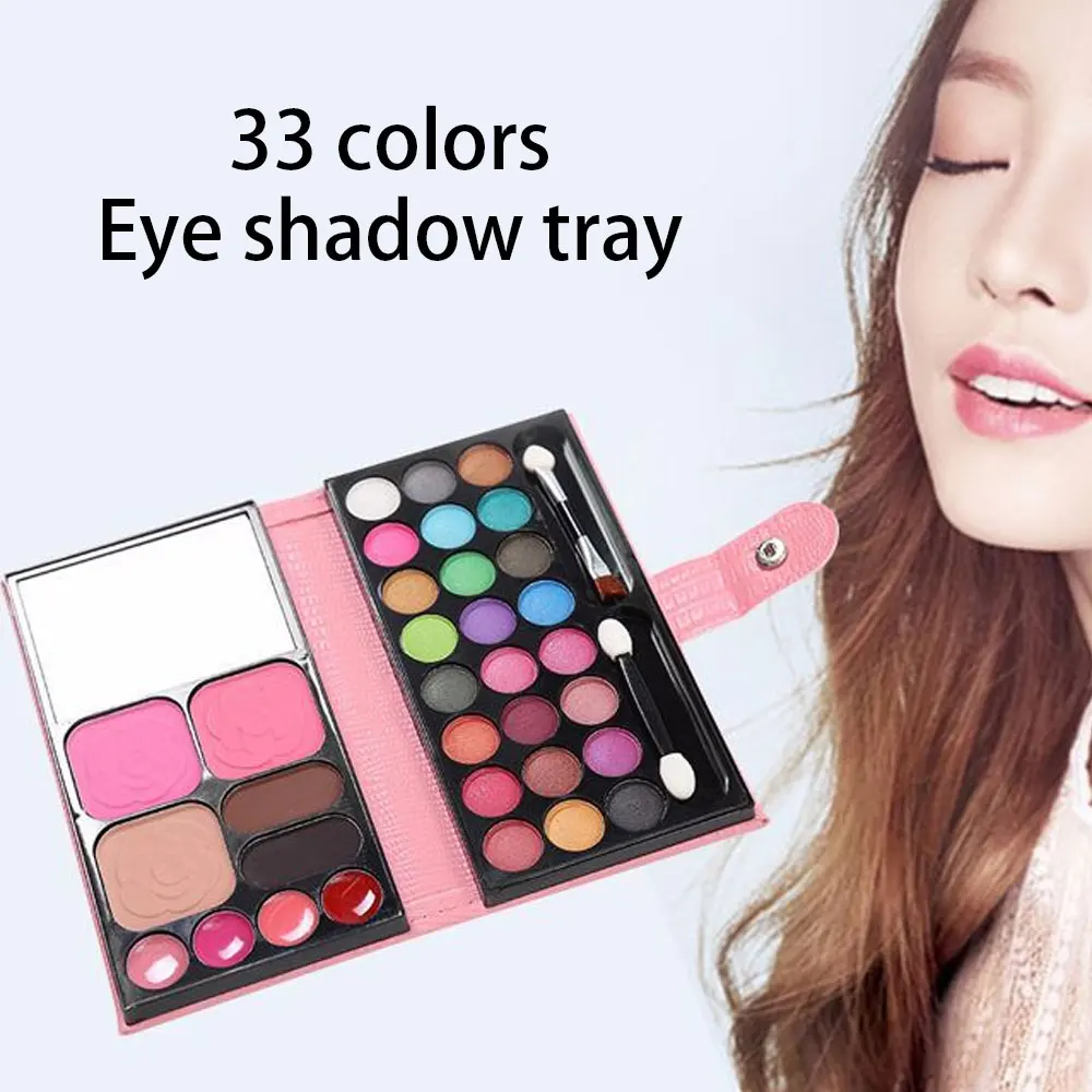 

Professional Eyeshadow Palette Make Up Set Mica Powder 33 Color Eyeshadow Pigment Matte Gift For Woman Gloss Beauty Cosmetic Kit