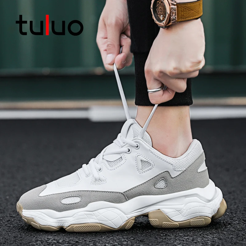 

TULUO Men's Running Shoes Summer Men Air Breathable Lightweight Gym Sneakers For Men Outdoor Athletic Walking Jogging Sports