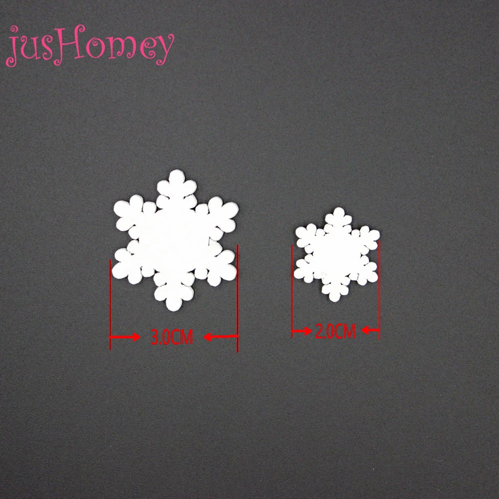 100pcs Assorted Sizes 20-30mm White Wooden Snowflake Charms Frozen Winter Snow Flower Xmas Decorative Ornament DIY Scropbooking 100pcs Assorted Sizes 20-30mm White Wooden Snowflake Charms Frozen Winter Snow Flower Xmas Decorative Ornament DIY Scropbooking