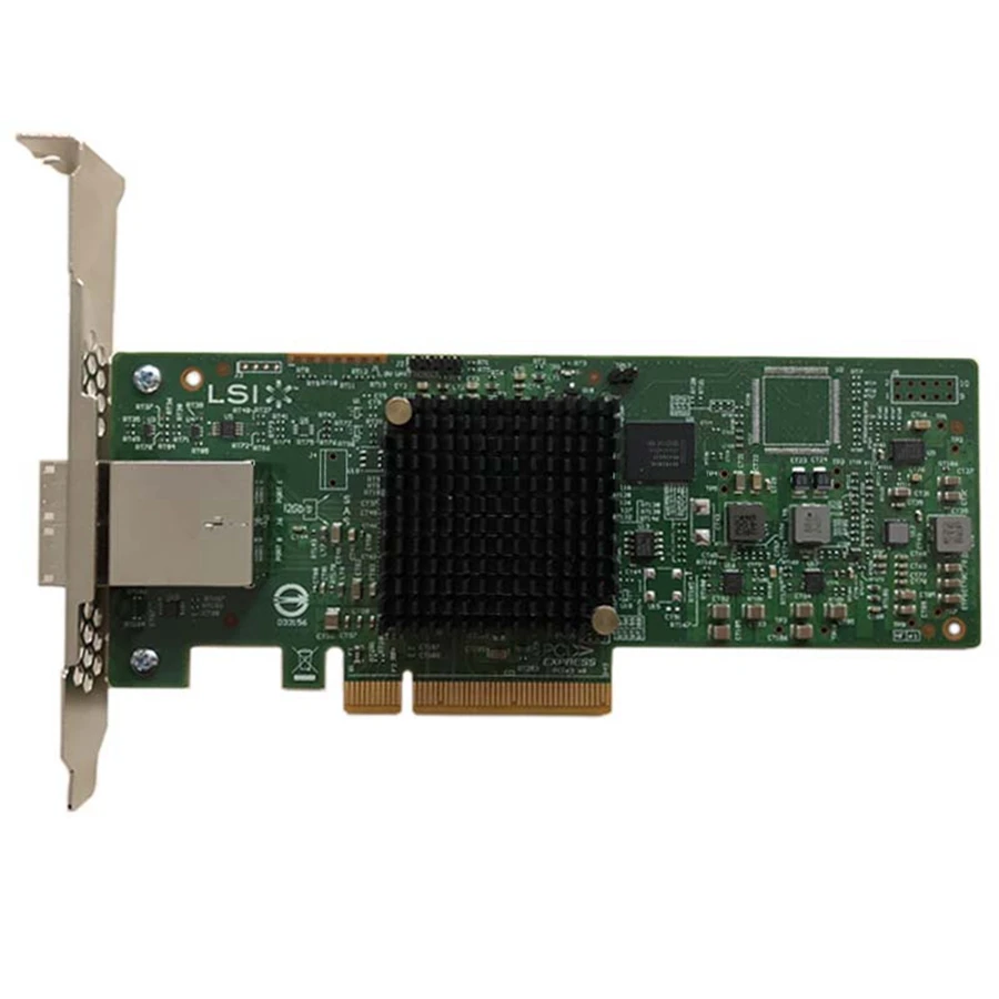 

Eastforfuy Avago LSI SAS 9300-8E LSI00343 8 port Host Bus Adapter SFF8644 NO cache HBA PCI-E3.0 x8 Controller Card