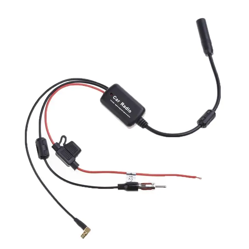 2 в 1 Универсальный DC12V 24V авто радио FM антенна DAB приемник усилитель сигнала