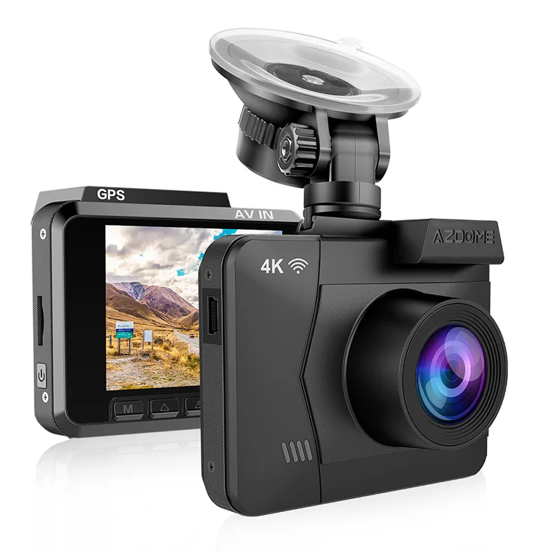 

M06 4K/2880*2160P WiFi Car DVRs Recorder Dash Cam Dual Lens Vehicle Rear Camera Built in GPS WDR Night Vision Dashcam VS GS63H