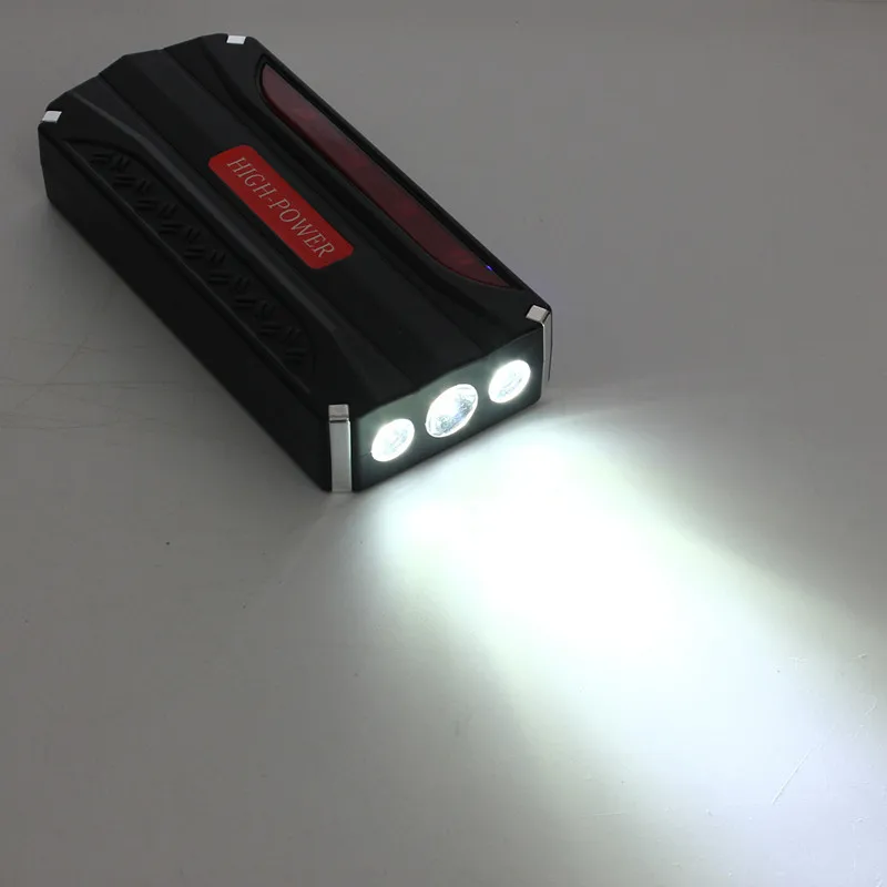 Multifunction Jump Starter 68800mAh 12V 4 USB 600A Portable Power Bank Car Battery Booster Charger Starting Device EU Plug