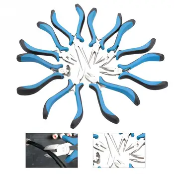 

8 Kinds of Jewelry Repair Tool Steel Pliers Wire Cutter Flat Nose Diagonal Cutting Plier For Jewelry Making Handmade Accessorie