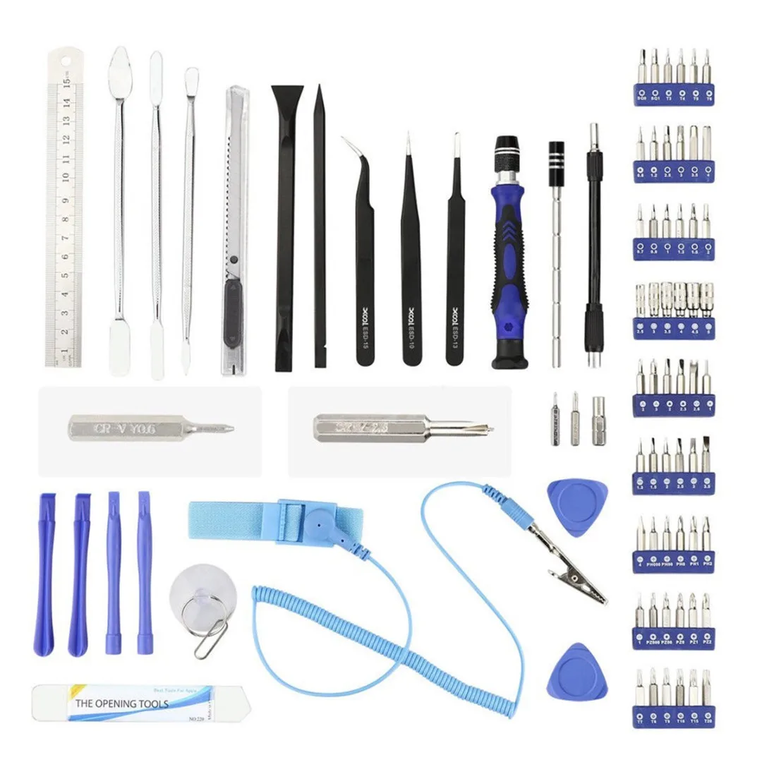 

80 in 1 Mobile Phone Repair Kit Spudger Pry Opening Tool Screwdriver Set For iphone XR XS Max X For Samsung Galaxy S10 plus S10e