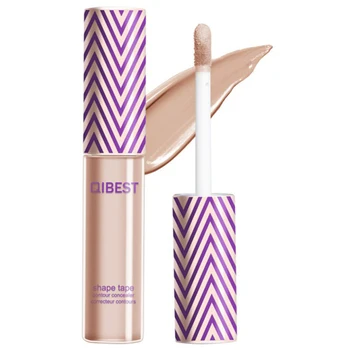 

QiBest Full Cover Face Liquid Concealer Makeup Long-Lasting Dark Eye Circle Hide Foundation Make Up Cosmetics 02#beige