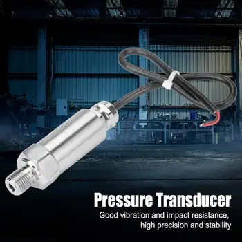 

DC 5V High Accuracy Pressure Transmitter 4-20MA PressureTransducer for Water Gas Oil Reliable Light Weight Pressure Transmitter