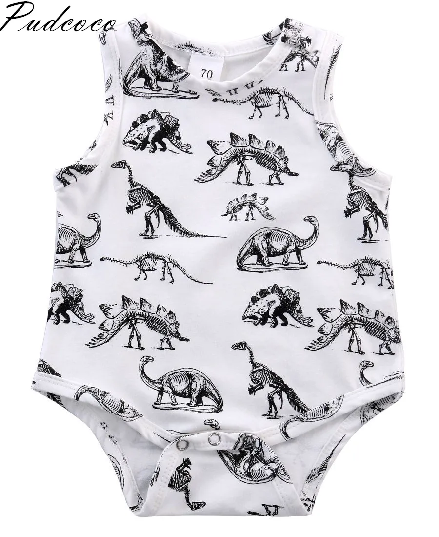 

Pudcoco 2018 Brand New Toddler Infant Baby Boy Girl Short Romper Jumpsuit Clothes Outfit