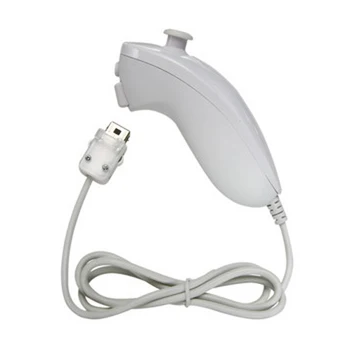 

OSTENT White Motion Based Wired Nunchuck Controller for Nintendo Wii Console Video Game