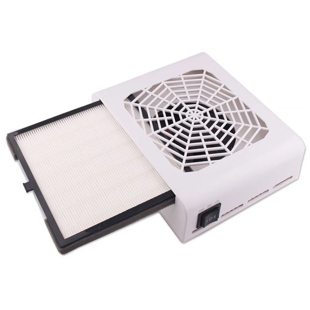 

Plastic Tools Clean Adapter Salon Nail Dust Collector Hollow Design Suction Machine Vacuum Cleaner Manicure Extractor Fan Art