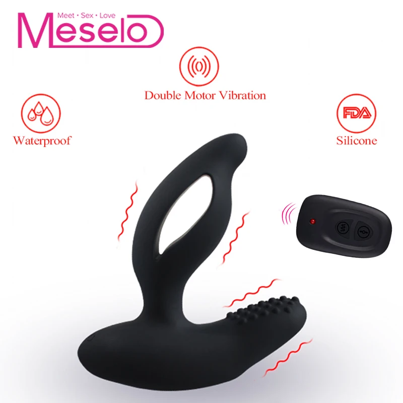 Meselo Multi speed Anal Plug дистанционного Управление вибратор для человека простаты