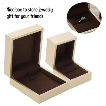 

Luxury Drawer Jewelry Ring Necklace Storager Box Gift Accessories Jewelry Packaging Display Case for Proposal Engagement Wedding