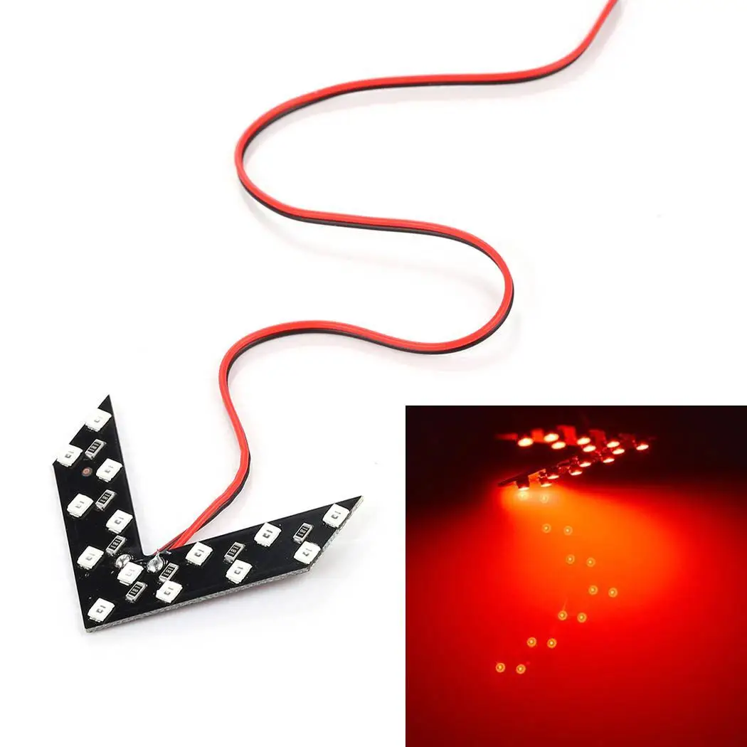 14 SMD светодиодный светильник с панелью стрелы для автомобиля 5 Вт задний 12 в