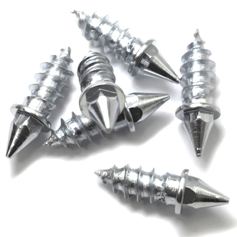 Najtaniej 50 sztuk zestaw długość 27Mm antypoślizgowy śruba opony, opony samochodowe szpilki kolce koła łańcuchy śniegowe dla samochód ciężarówka opony motocyklowe bezprzewodowy dostęp