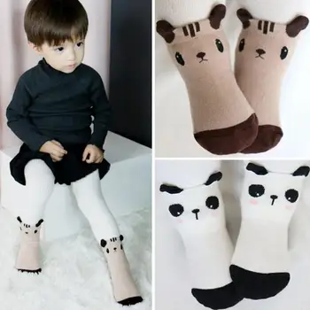 

2-4Y Kids Boys Girls Socks Cute 3D Cartoon Print Socks Cotton Anti-slip Floor Socks Kids Accessories