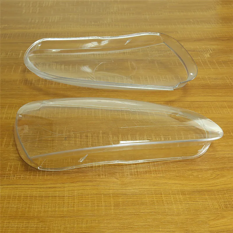 Tanie Wyczyść prawy lewy obudowa samochodu soczewki reflektorów reflektor Lense Shell Cover montowanie lampy do VW Golf MK5 2005 2009 akcesoria samochodowe