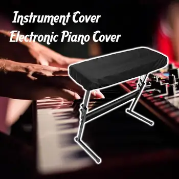 

61/88 Keys Electronic Piano Cover Keyboard Instrument Cover-On Stage Dustproof Dirt-Proof Protector With Drawstring