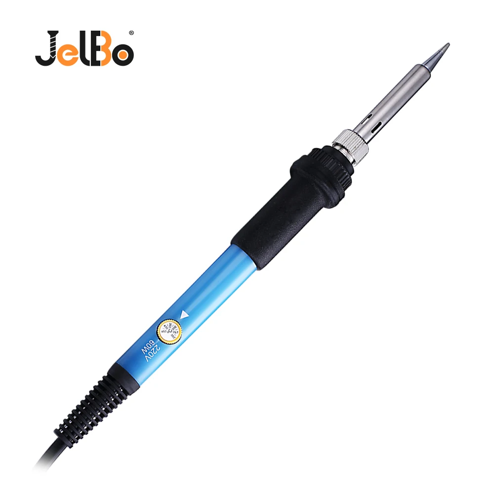 JelBo 220V 110V 60W EU US Plug сварочный пистолет Электрический паяльник сварочный Ремонт Инструменты Регулируемая температура мини паяльник