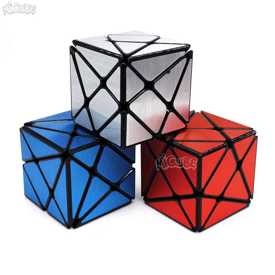 Магический кубик Axis, изменяющийся нерегулярно, кубик Jinggang, 3x3x3, наклейки, зеркало, углеродное волокно, 3x3, сложная твист-головоломка, игрушки для детей