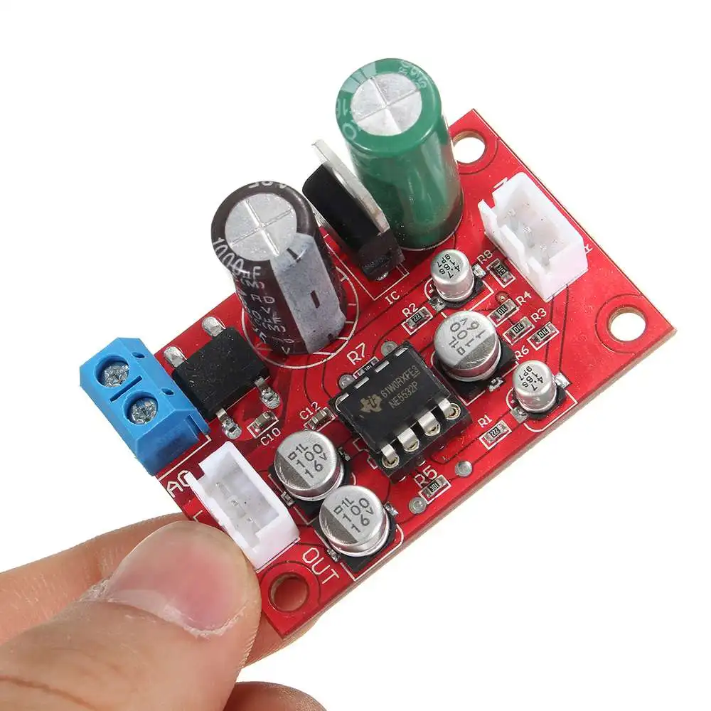 LEORY 3 шт. NE5532 Аудио Микрофон пред усилитель модуль OP AMP Preamps плата стабильный DC 9 24V AC
