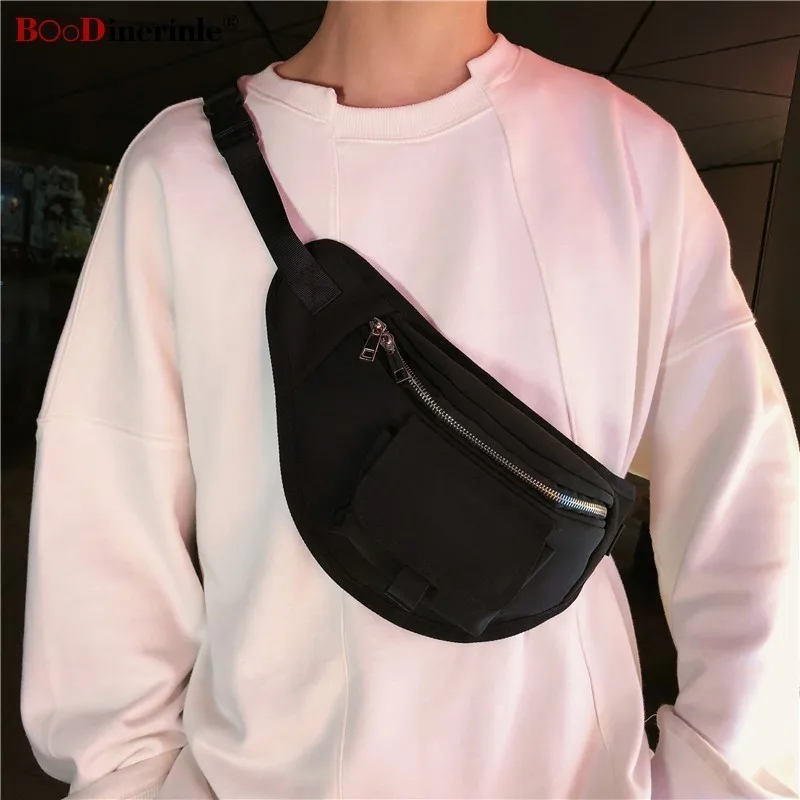 

BOoDinerinle Waist Bag Belt Women Canvas Panelled Spliced Chest Bag Casual Women Waist Bag Fanny Pack Small Waist Packs Unisex