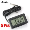 Thermomètre numérique Lcd, Mini, capteur de température pour réfrigérateur, congélateur, Kit pour usage Chen Bar, 5 pièces ► Photo 1/6
