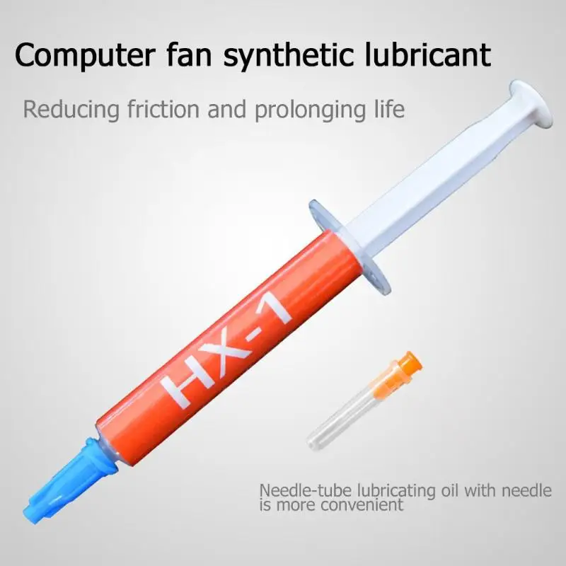 

2ml HX-1 Computer Fan Synthetic Lubricant Oil High Speed Lubricating Grease Lubrication with Neelde