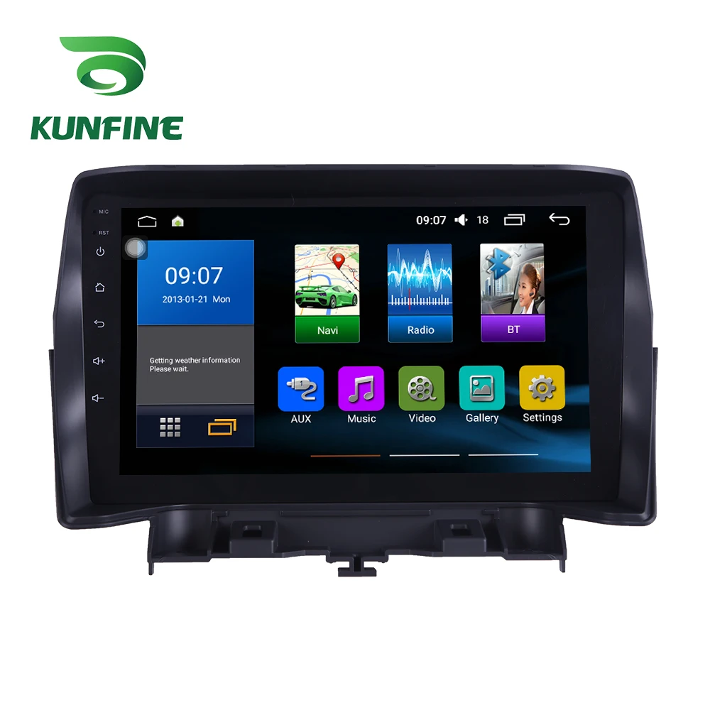 Восьмиядерный 1024*600 Android 8 1 автомобильный DVD GPS навигационный плеер Deckless стерео для