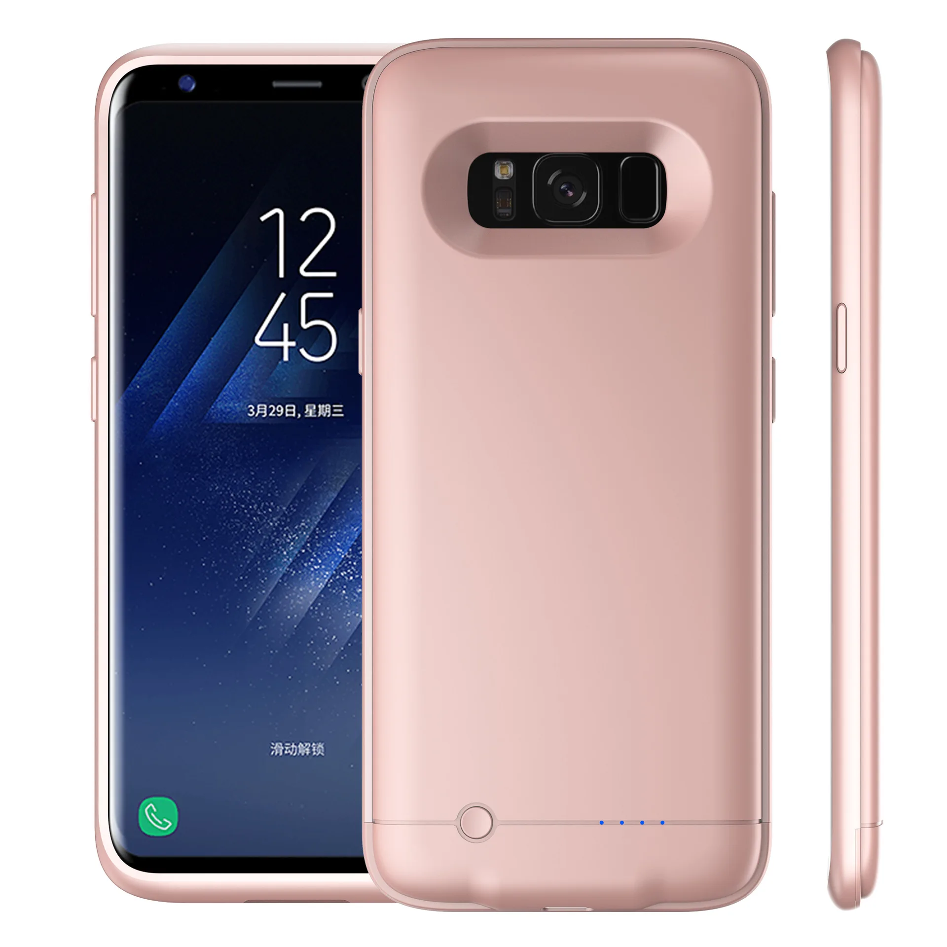 Чехол для зарядного устройства Samsung Galaxy S8 Plus 5200 мАч чехол Plus|Чехлы с