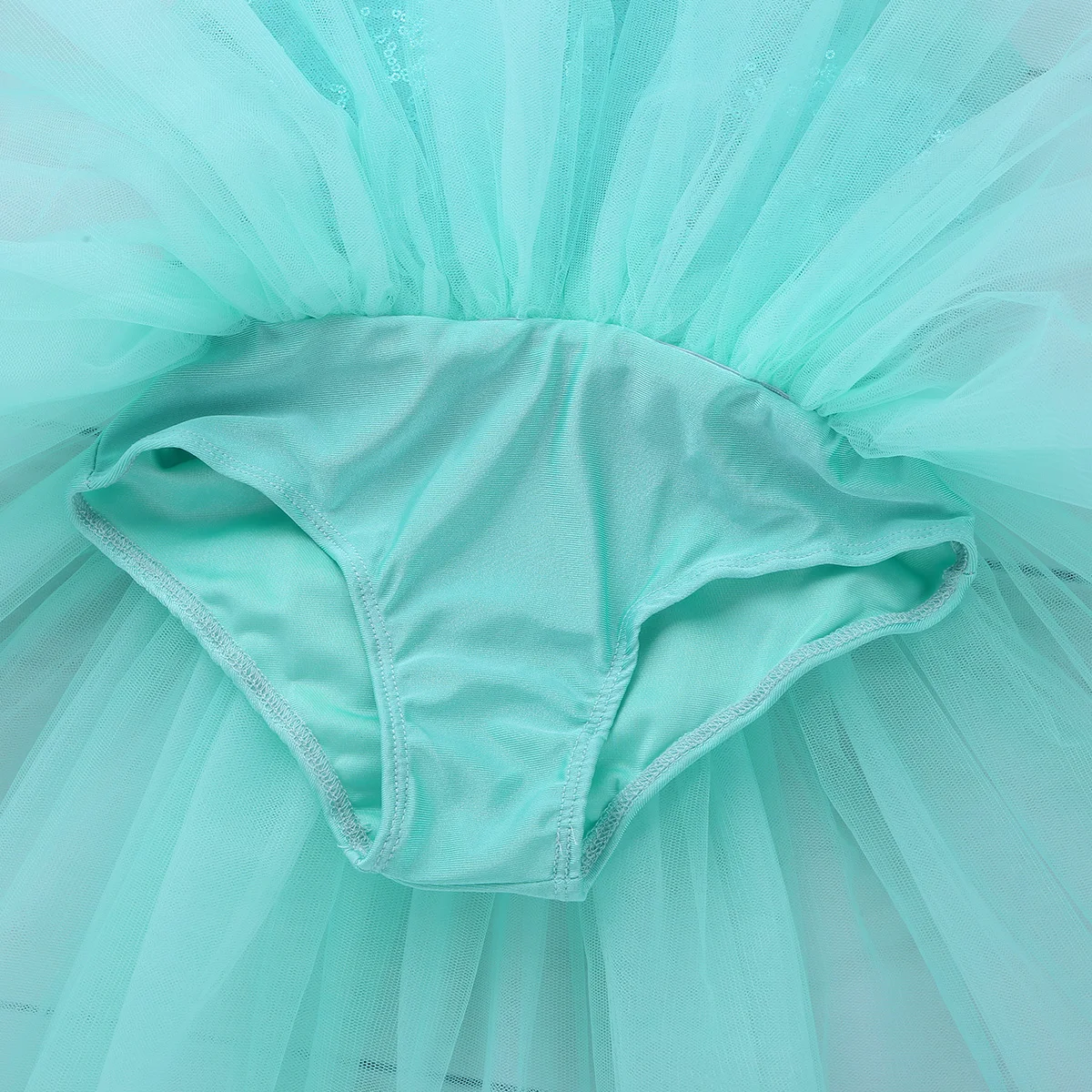 Children Sequins Fancy Costume Cosplay Girls Ballet Tutu Dress Ballet Dance Leotard Performance Stage Gymnastic Exercise Dress