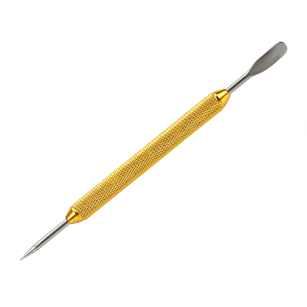 1 PCS القهوة الإستنسل الفولاذ الصلب Coffeeware اتيه رغوة ملعقة DIY القهوة الفن إبرة ماكينة صنع القهوة