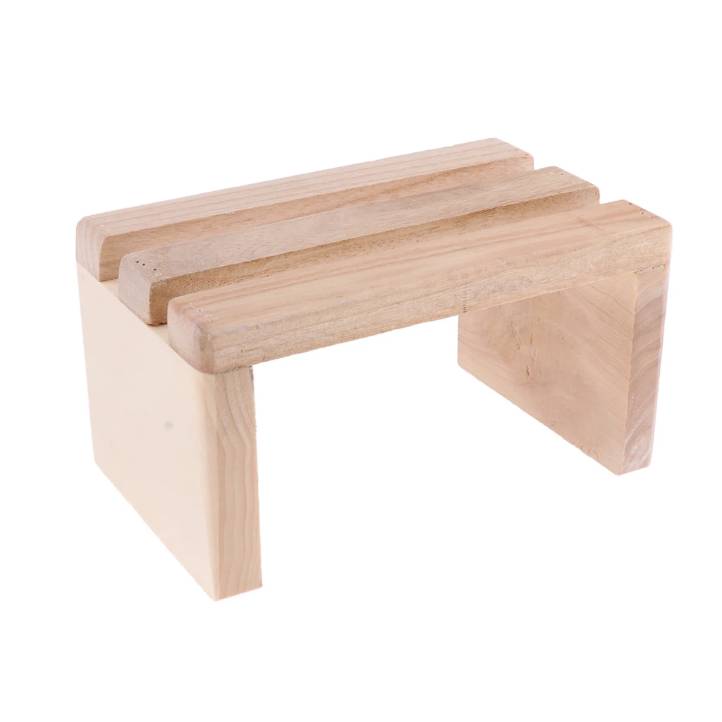 

Handmade Solid Small Wood Foot Step Stool Footstool For Feet Spa Bath Barrel Basin Bedroom Living Room Bedside Toilet Seat