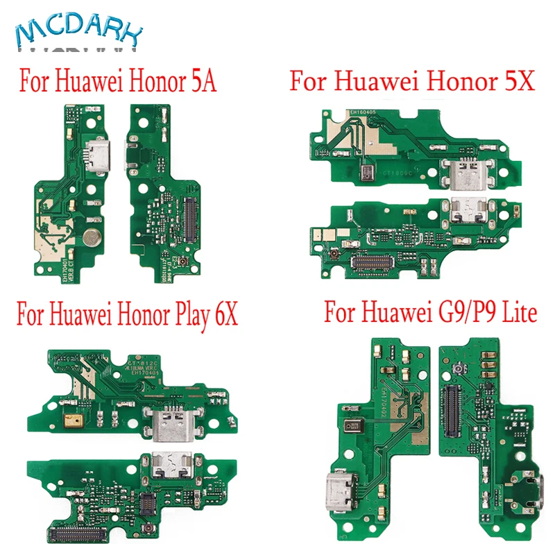 

For Huawei Honor 5X 5A 100% New USB Charging Port Board Flex Cable For Huawei G9/P9 Lite Honor Play 6X Mobile Phone Accessories
