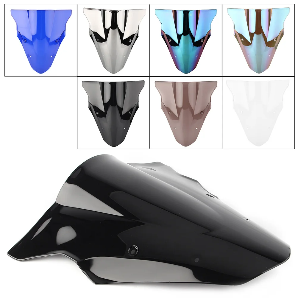 

EX650R Motorcycle Windshield Windscreen For Kawasaki ER-6F Ninja650 EX6 50R 2012 2013 2014 2015 2016 Windproof Double Bubble