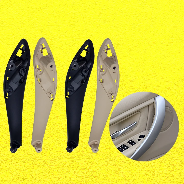 Car Inner Door Panel Handle Pull Trim Cover Front Rear Door Handles For