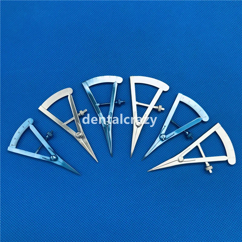 

Screw adjustment styles Caliper Stainless Steel/ Titanium Alloy Eyelid Caliper 20mm Straight Ophthalmic Eye Instrument Tool