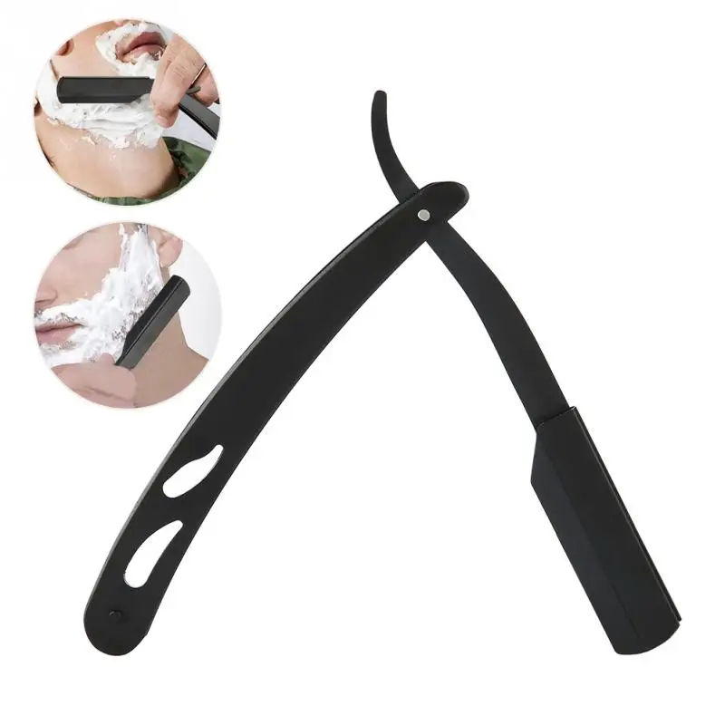 

Barber Blade Razor Stainless Steel Salon Folding Shaving Hair Cutting Clipper Colorful Folding Shaving Razor Hair Removal Tools