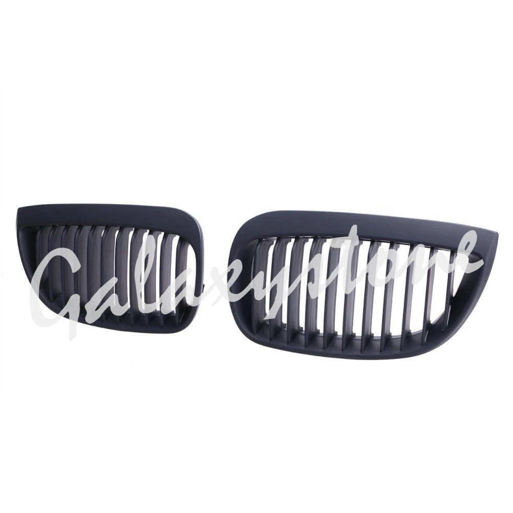 

Matt Black Front Sport Kidney Grill Grilles For BMW E87 E81 1 Series 2004 2005 2006 2007