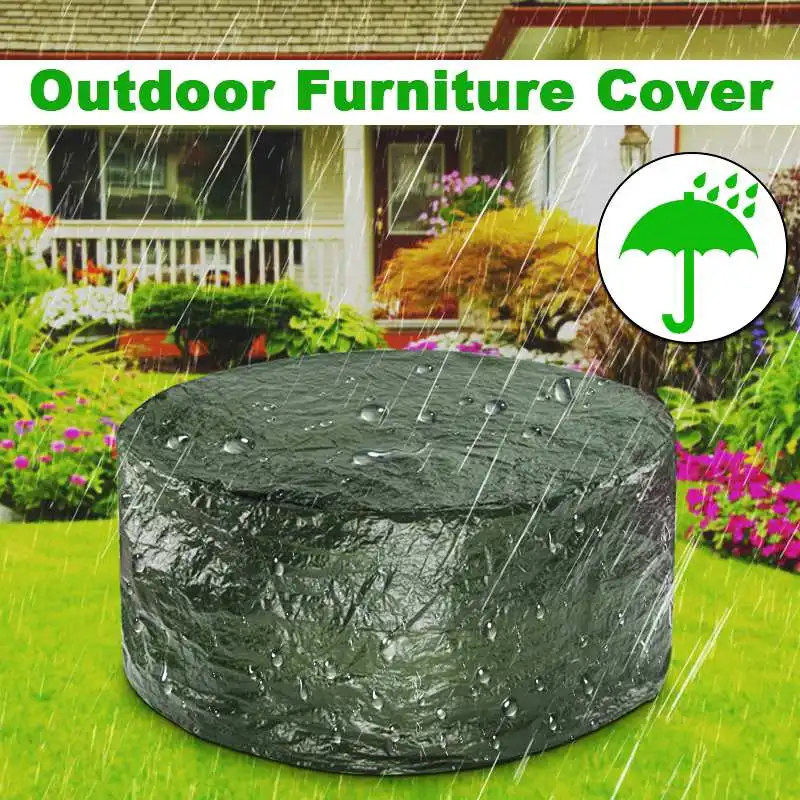 

Circular Outdoor Cover Waterproof Furniture cover Sofa Chair Table Cover Garden Patio Beach Protector Rain Snow Dustproof