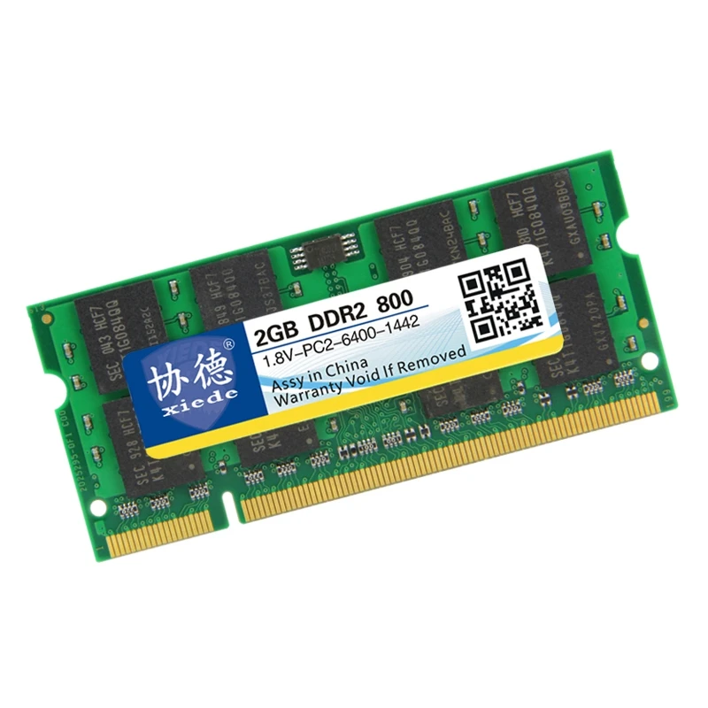 Xiede модуль оперативной памяти ноутбука DDR2 800 PC2-6400 240Pin DIMM 800mhz для notebook-SCL
