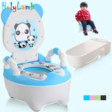 Baby potty toilet bowl training pan toilet seat children's pot kids bedpan portable urinal comfortable backrest cartoon cute pot hot selling baby toilet bedpan stool seat children sit chair urinal potty portable baby training toilet children pedestal pan
