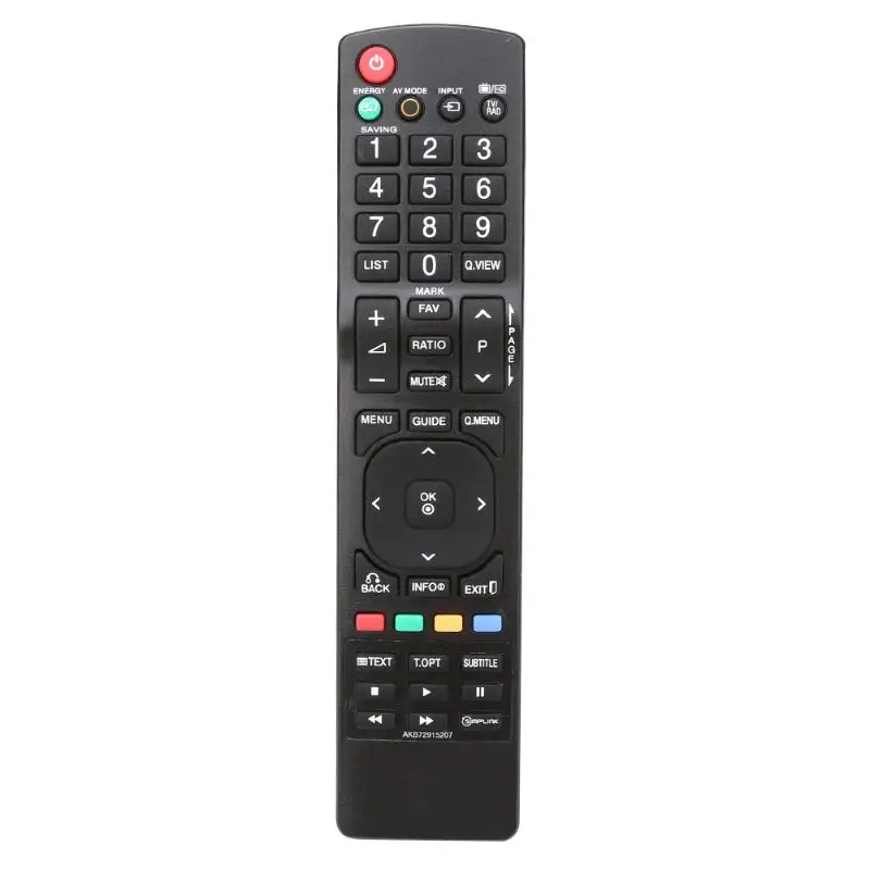 

ALLOYSEED Replacement TV Remote Control for LG LCD Smart TV AKB72915207 55LD520 42LD460 42LD320H 32LD460 32LD320H TV Controller